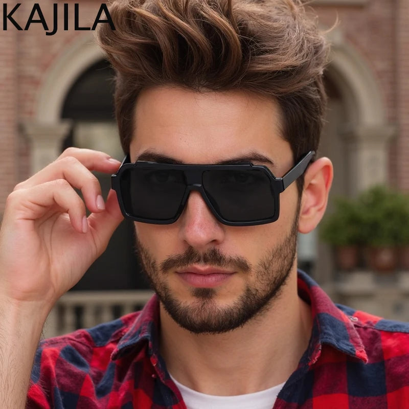 Lunettes de soleil carrées oversize Kajila – CLEVI Paris