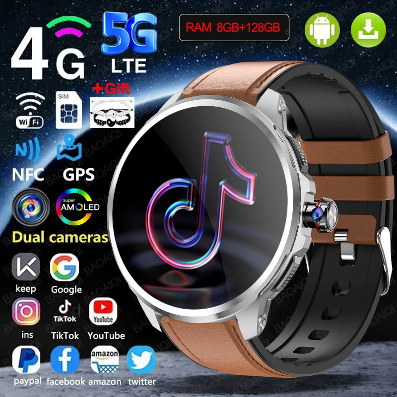 Montre connectée AMOLED 1,95 pouce GPS – CLEVI Paris