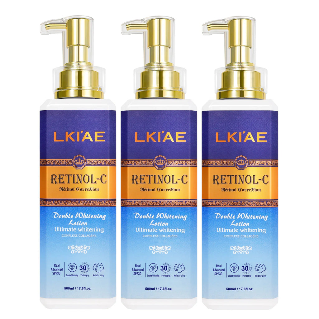 Gamme Soins Visage & Corps AILKE Retinol-C – Blanchissant, Anti-Taches & Anti-Rides – CLEVI Paris