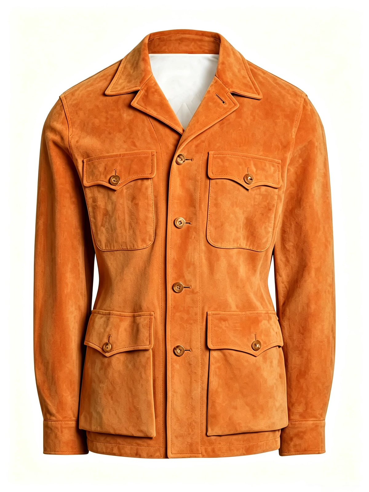 Veste safari homme en imitation daim – CLEVI Paris