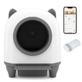 Litière autonettoyante connectée 80 L pour chat – CLEVI Paris