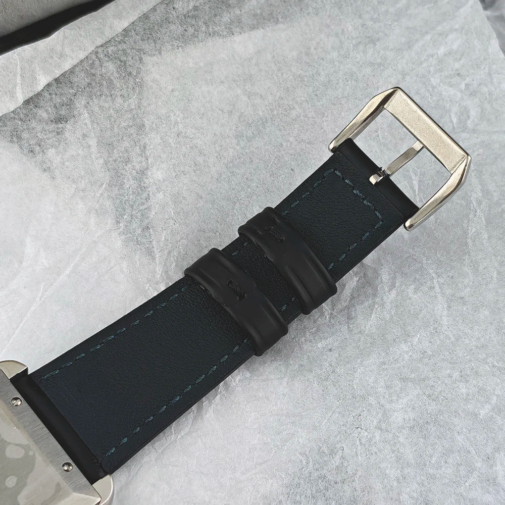 Montre Homme Quartz Carrée Acier 316L Saphir Chiffres Romains Business 30M – CLEVI Paris