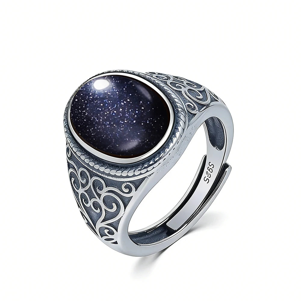 Bague Homme Œil de Tigre Argent 925 – CLEVI Paris