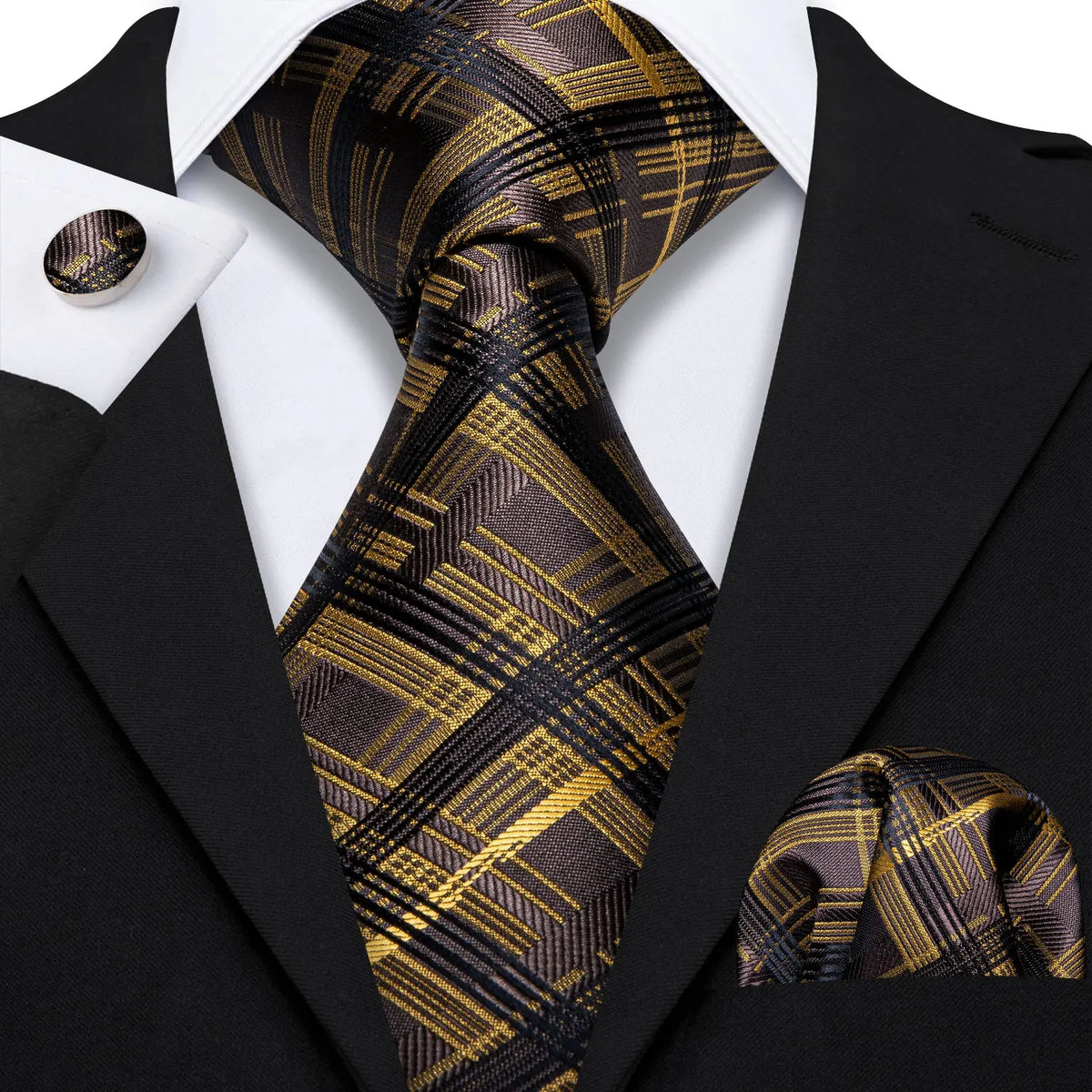 Ensemble Cravate Jacquard Homme – CLEVI Paris
