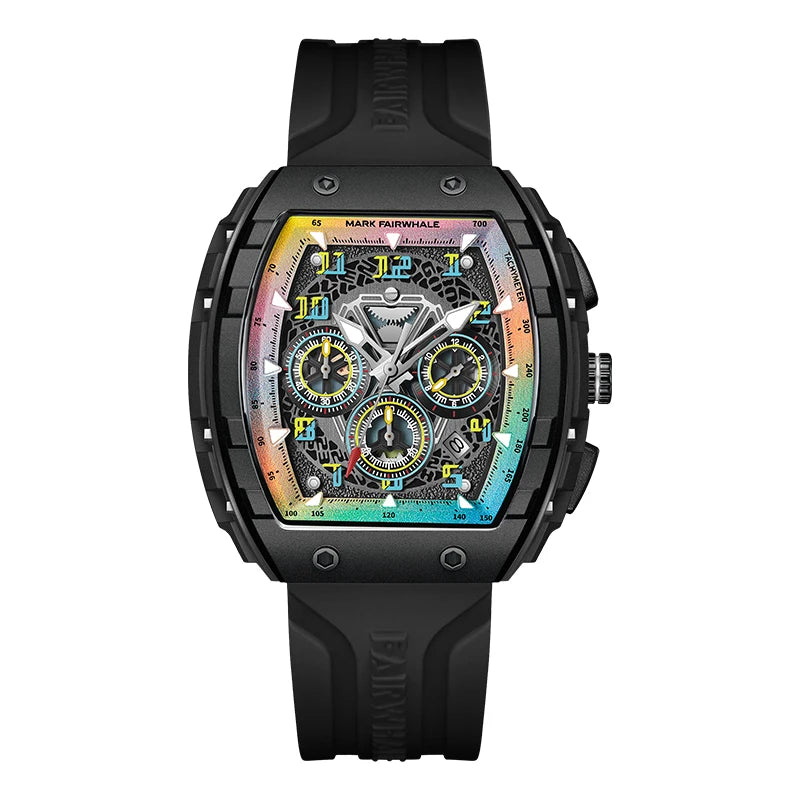 Montre Quartz Chronographe Tonneau Mark Fairwhale FW5001 – CLEVI Paris