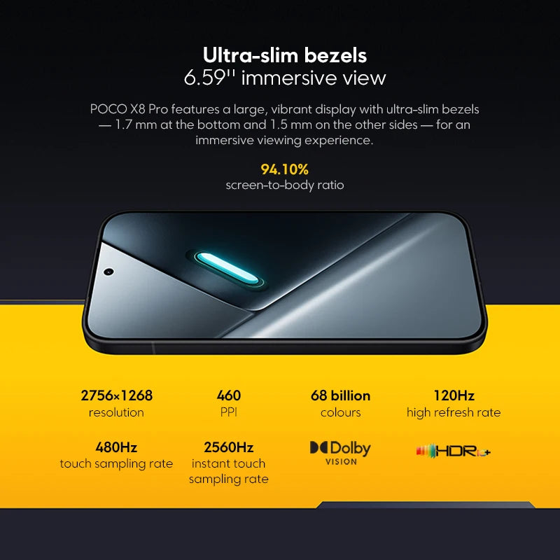 POCO X8 Pro 5G 256 ou 512 Go – CLEVI Paris