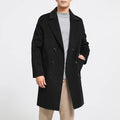 Manteau homme cachemire double face LZ-107 – CLEVI Paris