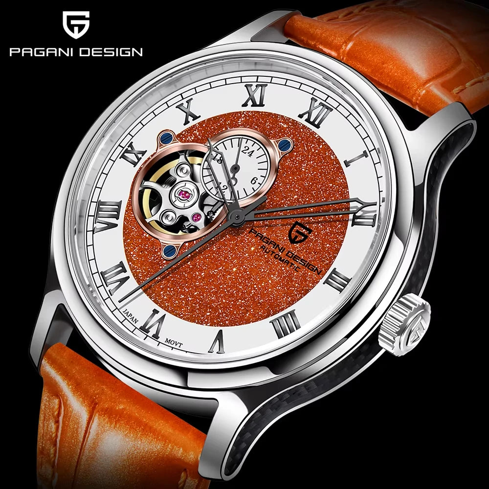 Montre Homme Automatique Tourbillon Chiffres Romains Pagani Design – CLEVI Paris