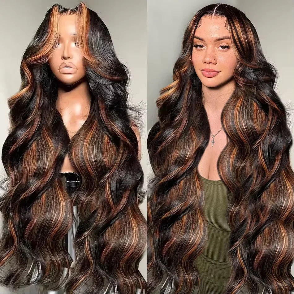 Perruque Body Wave Cheveux Humains Brésiliens Remy 200% Couleur FB30 — Lace 13x4 / 13x6 HD – CLEVI Paris