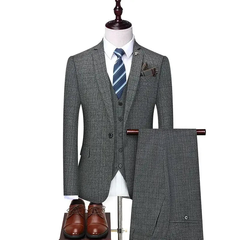 Costume homme 3 pièces en lin – CLEVI Paris