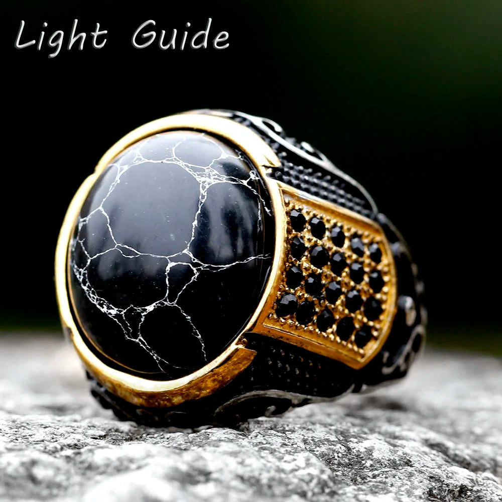 Bague Homme Ronde en Acier Titane – CLEVI Paris