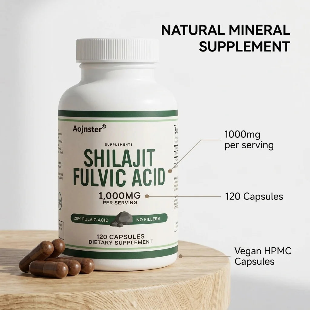 Shilajit en capsules, flacon de 120 – CLEVI Paris