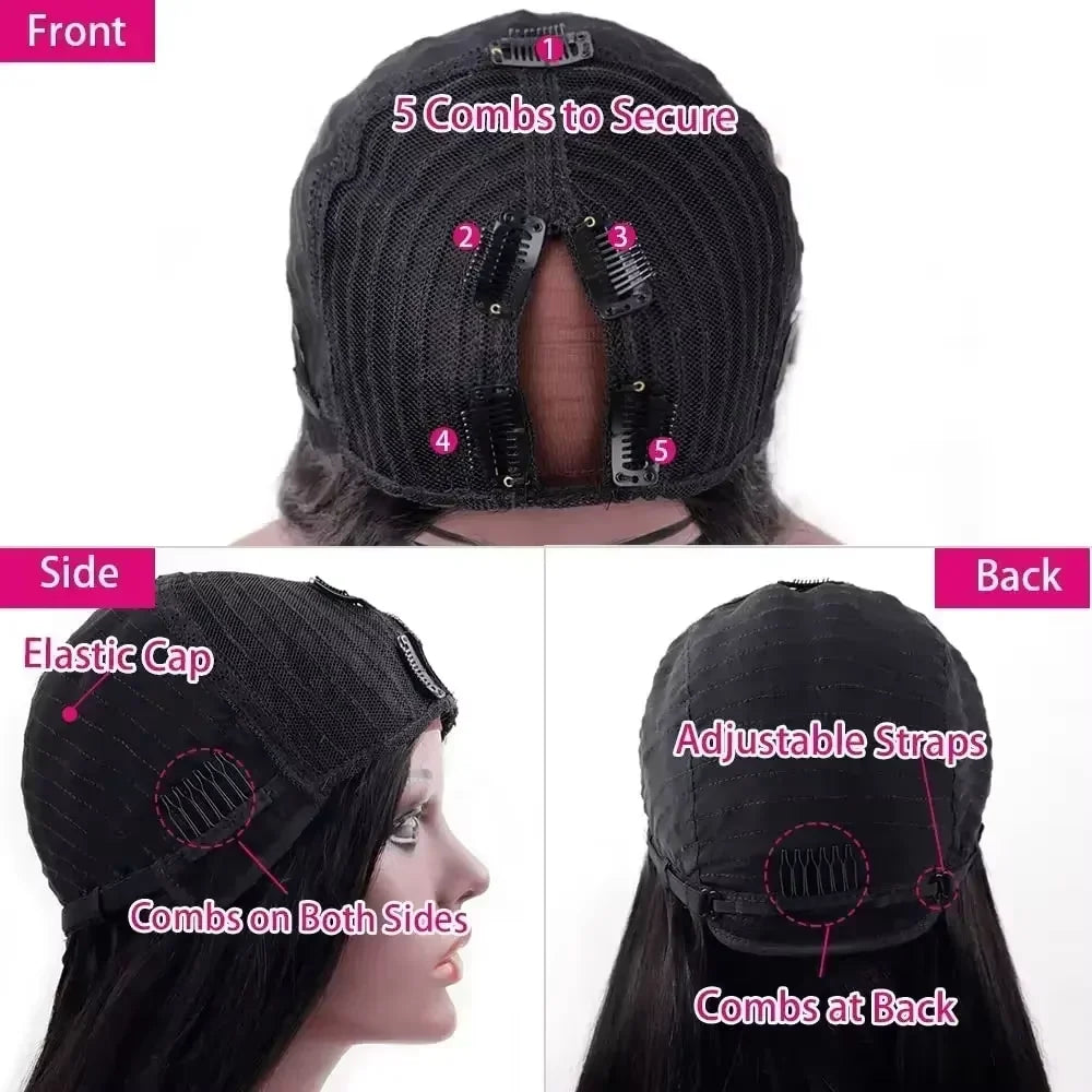 Perruque V Part Body Wave Cheveux Humains Femme – CLEVI Paris