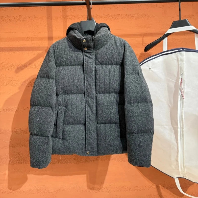 Veste homme épaisse zippée automne-hiver – CLEVI Paris