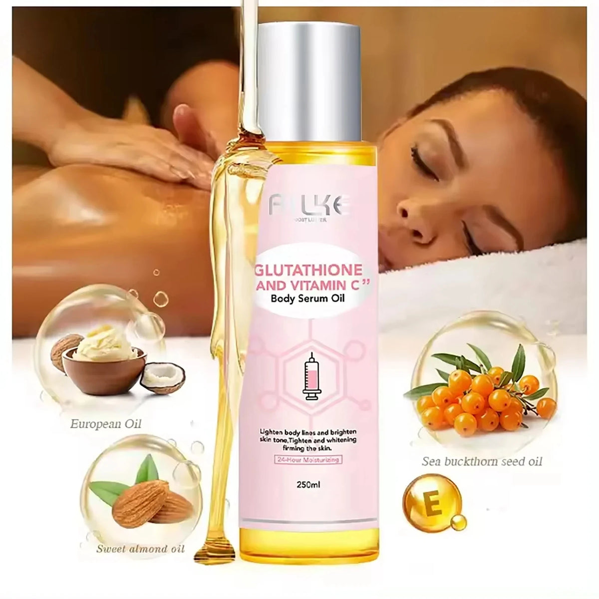 Gamme Éclaircissante Glutathion & Vitamine C AILKE – Anti-Taches, Hydratante & Raffermissante – CLEVI Paris