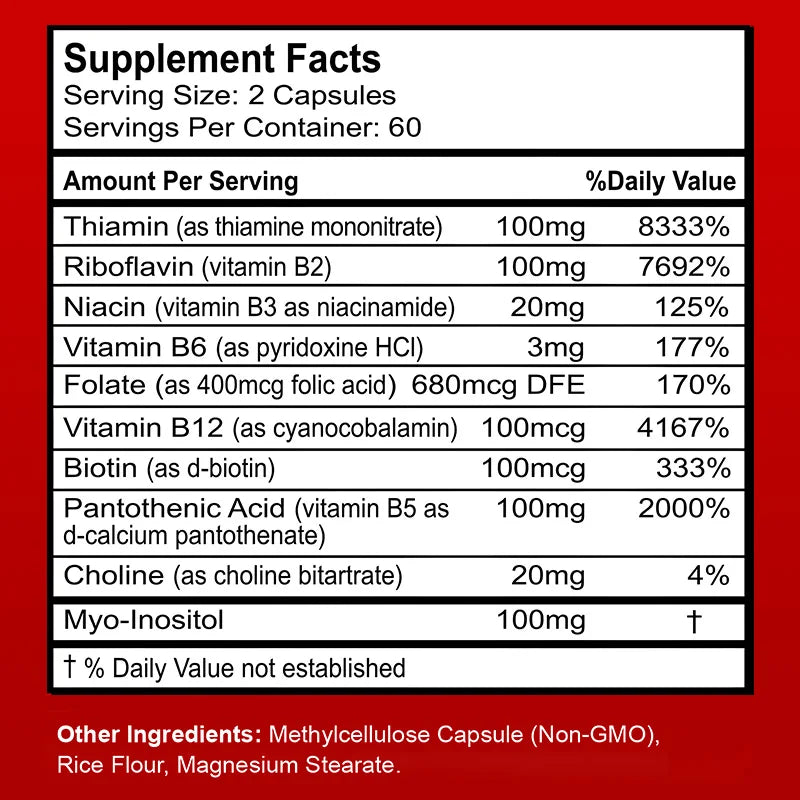 Complexe vitamines B en gélules – CLEVI Paris