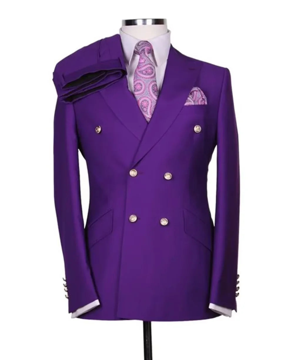 Costume croisé 2 pièces homme – CLEVI Paris