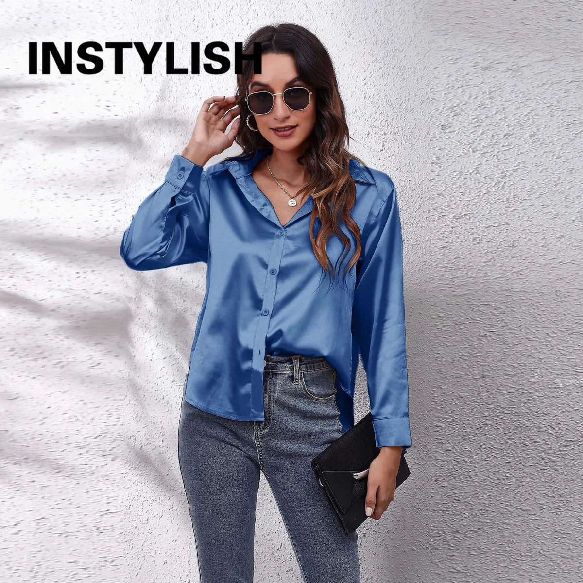 Chemise ample manches longues femme – CLEVI Paris
