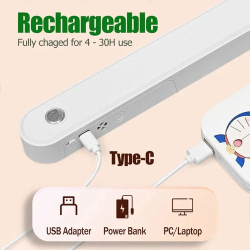 Barre LED Magnétique Sans Fil — 3 Températures, Dimmable, Tactile & Télécommande, USB | CLEVI Paris
