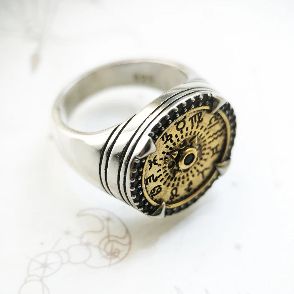 Bague unisexe en argent 925 et zirconium – CLEVI Paris