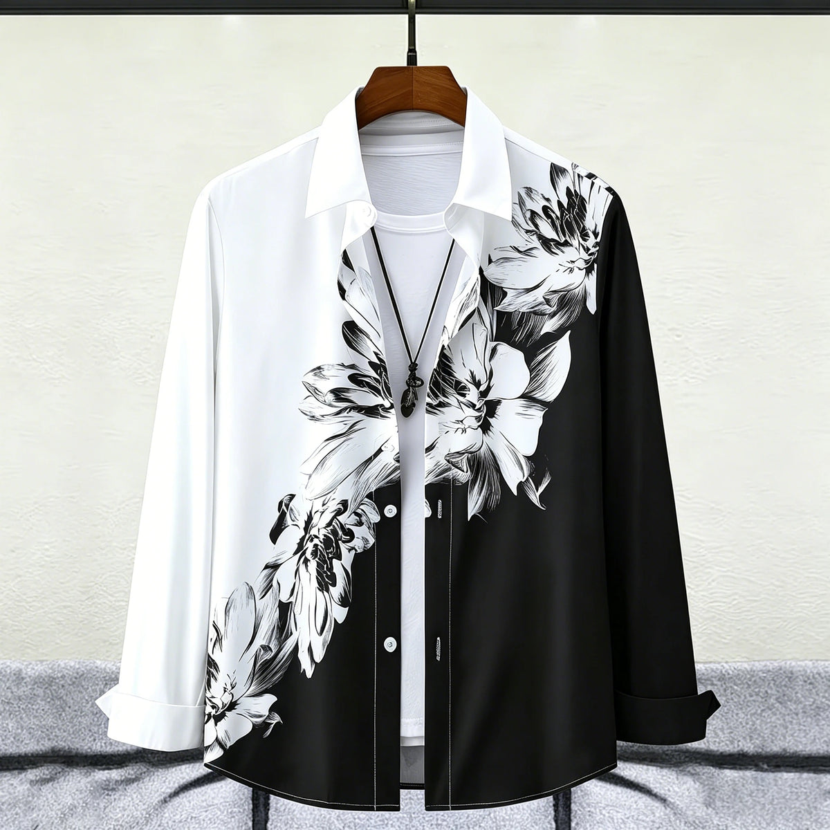 Chemise florale aquarelle homme – CLEVI Paris