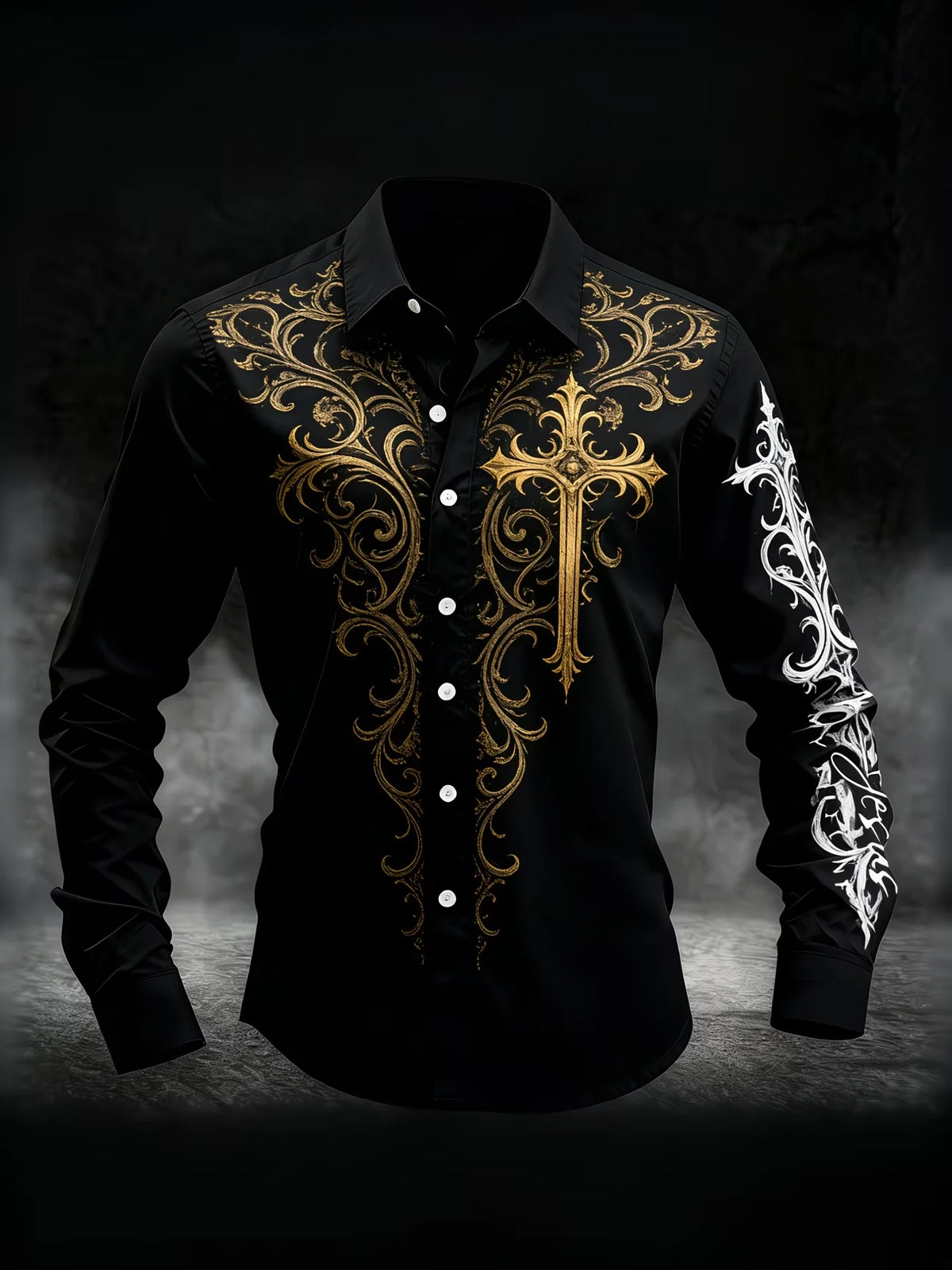 Chemise Homme Paisley à Manches Longues – CLEVI Paris