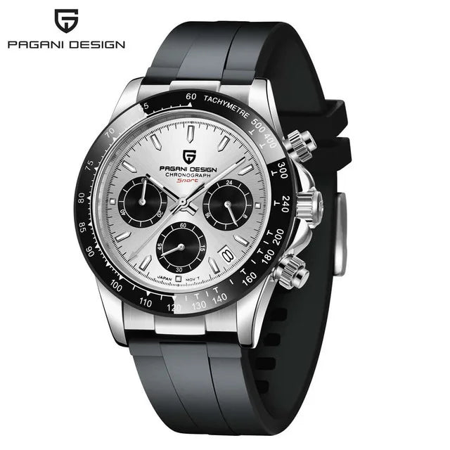 Montre Homme Quartz Chronographe Cadran Météorite Rétro Pagani Design PD-1664 – CLEVI Paris
