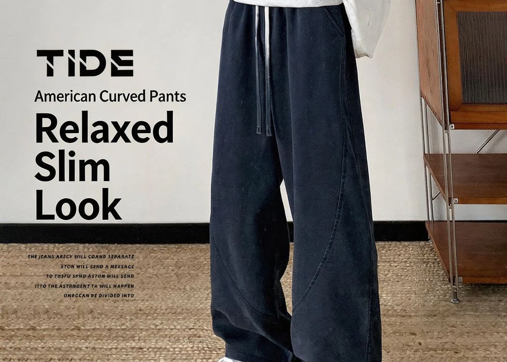 Pantalon homme droit ample en lyocell mélangé – CLEVI Paris