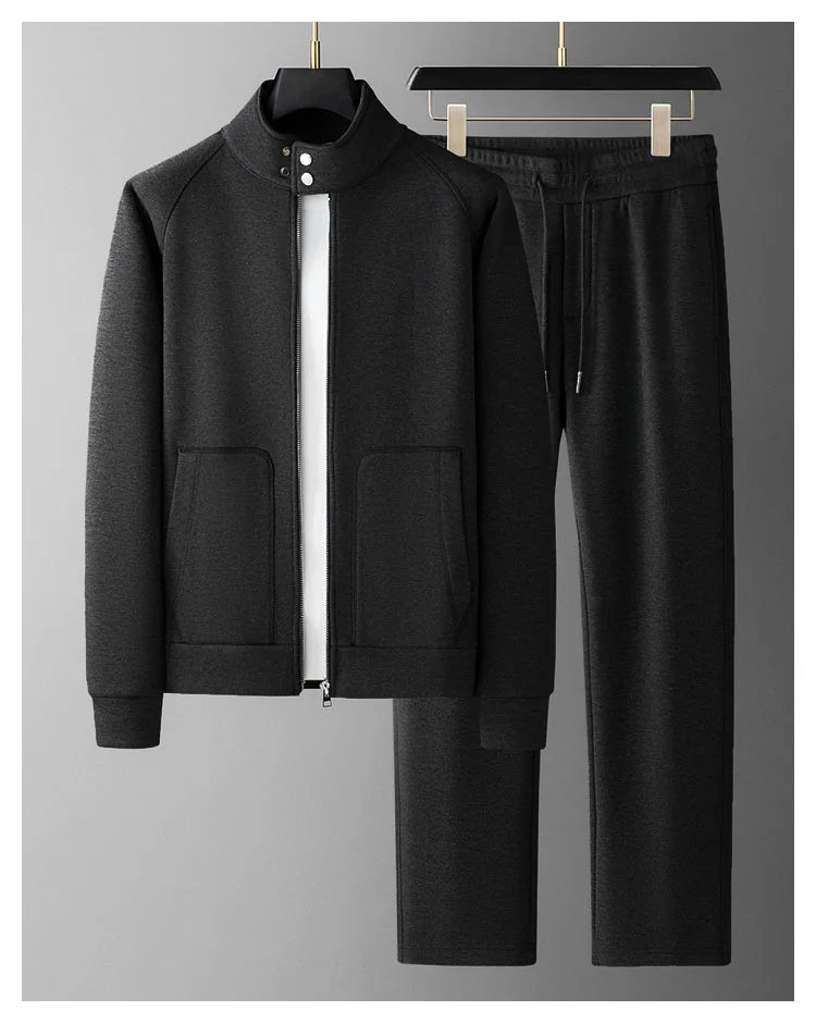 Ensemble homme épais à col montant zippé – CLEVI Paris