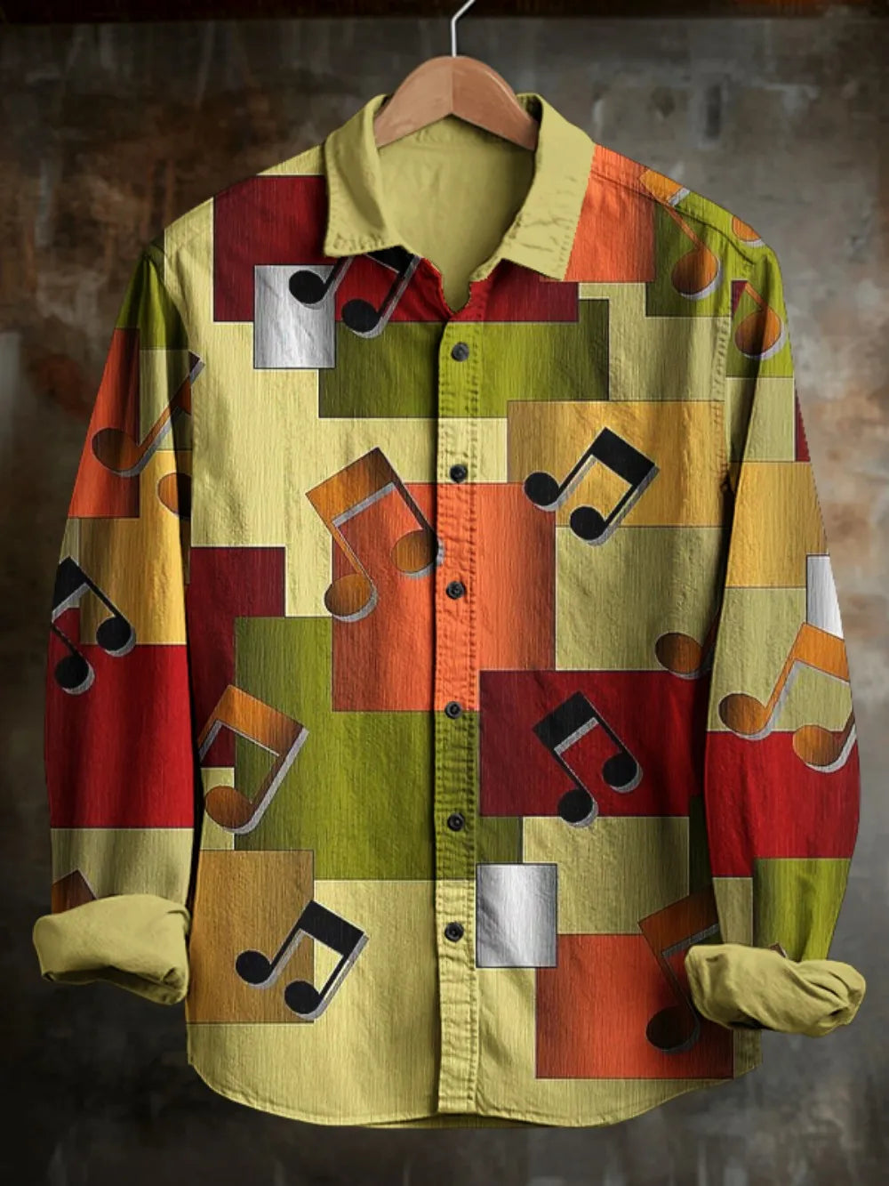 Chemise homme en lin imprimée – CLEVI Paris