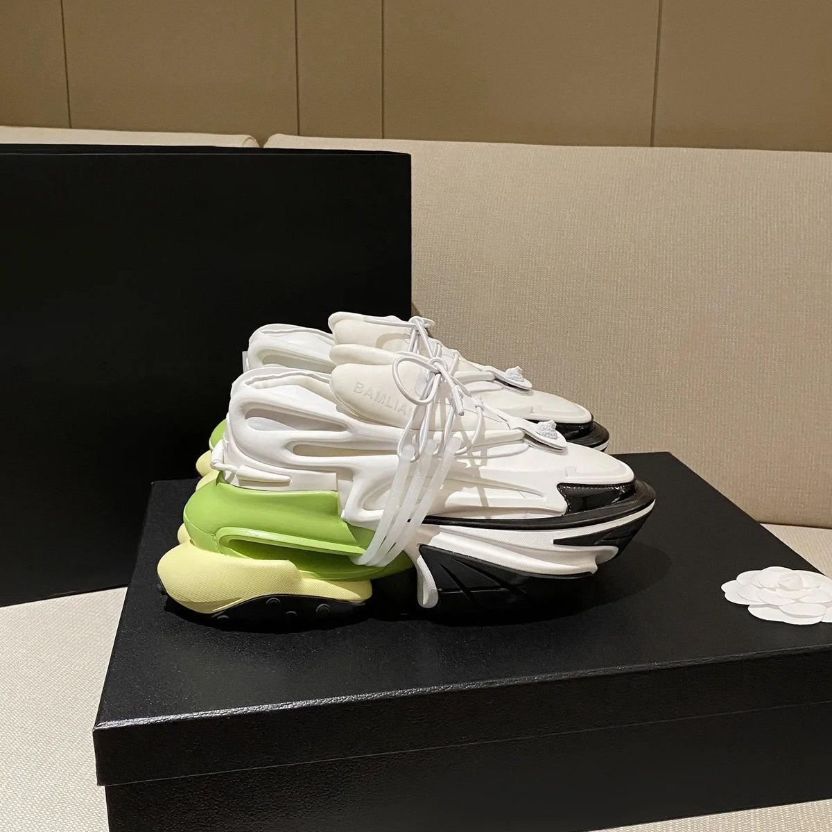 Sneakers Respirantes Chunky Unisexe Semelle Caoutchouc – CLEVI Paris