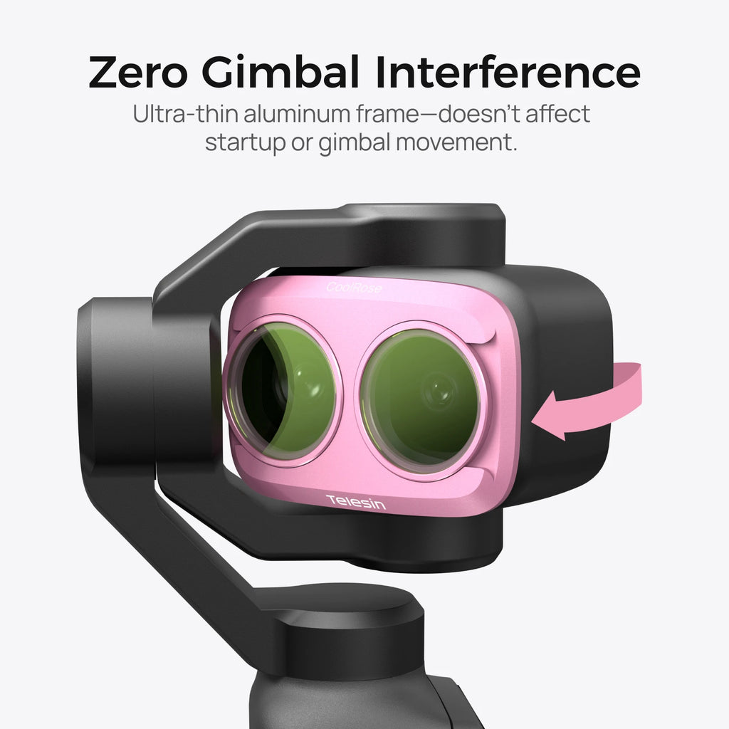 Filtres TELESIN pour DJI OSMO Pocket 4P – CLEVI Paris