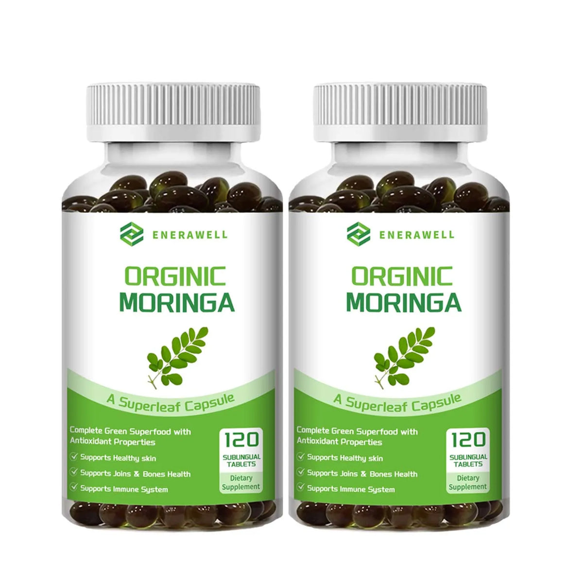 Moringa en gélules molles, 120 unités – CLEVI Paris