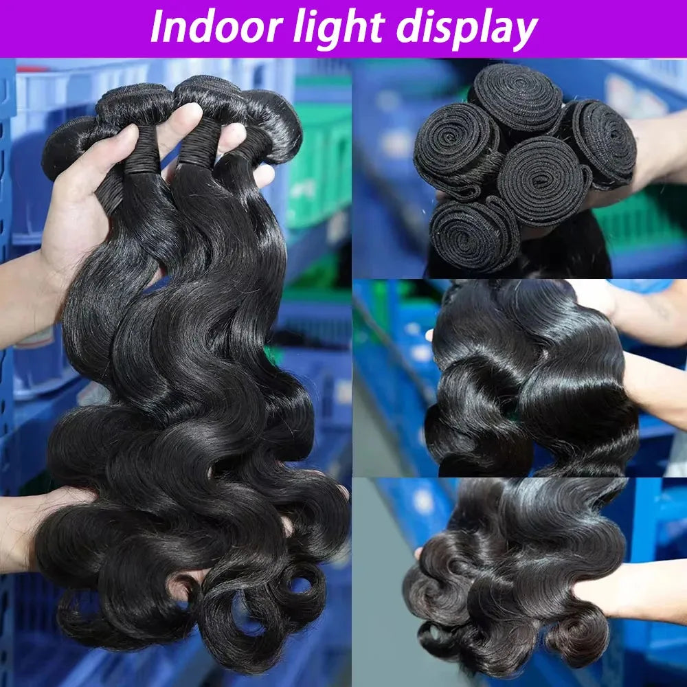 Tissage Body Wave Remy Hair Brésilien Noir Naturel – CLEVI Paris
