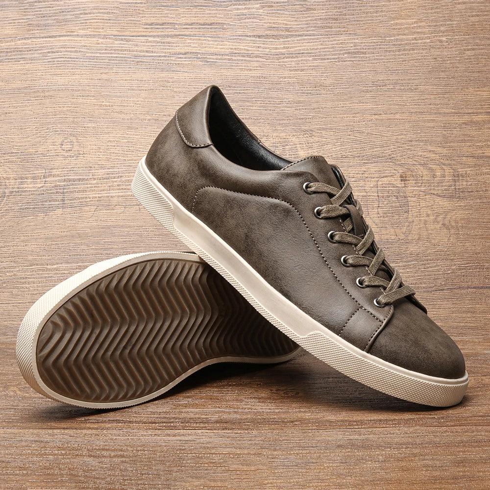 Sneakers Homme Légères Respirantes Casual Lacets Multicolores – CLEVI Paris