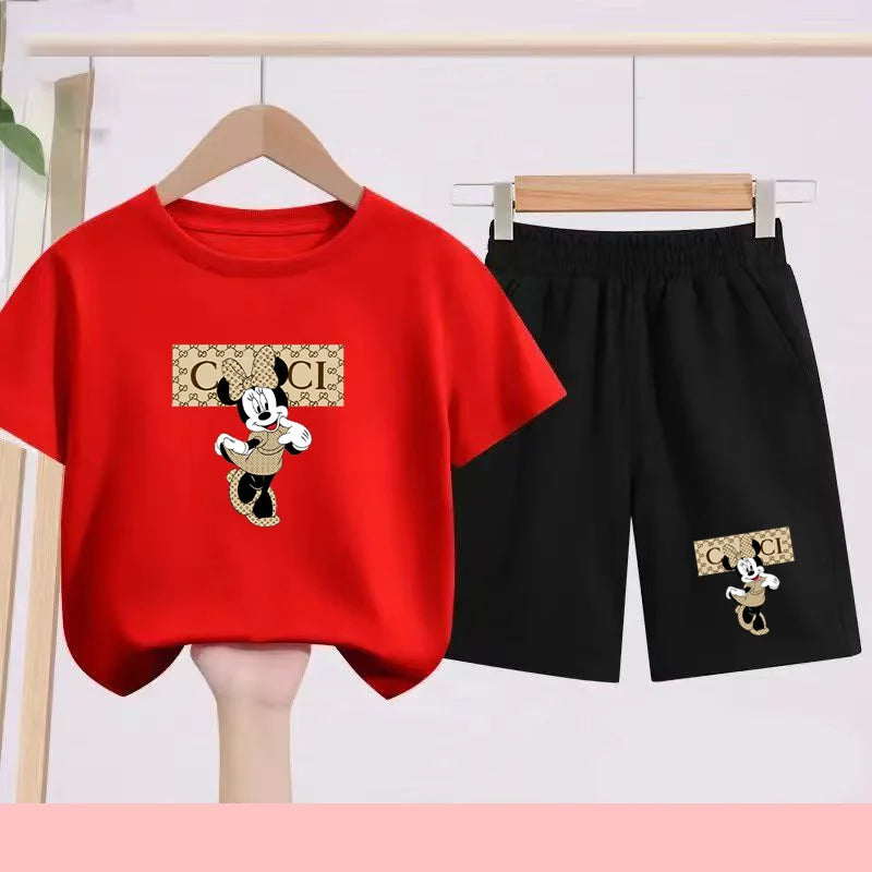Ensemble enfant décontracté haut et short – CLEVI Paris
