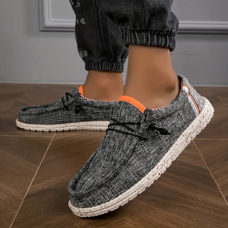 Sneakers Canvas Slip-On Homme Légers – CLEVI Paris