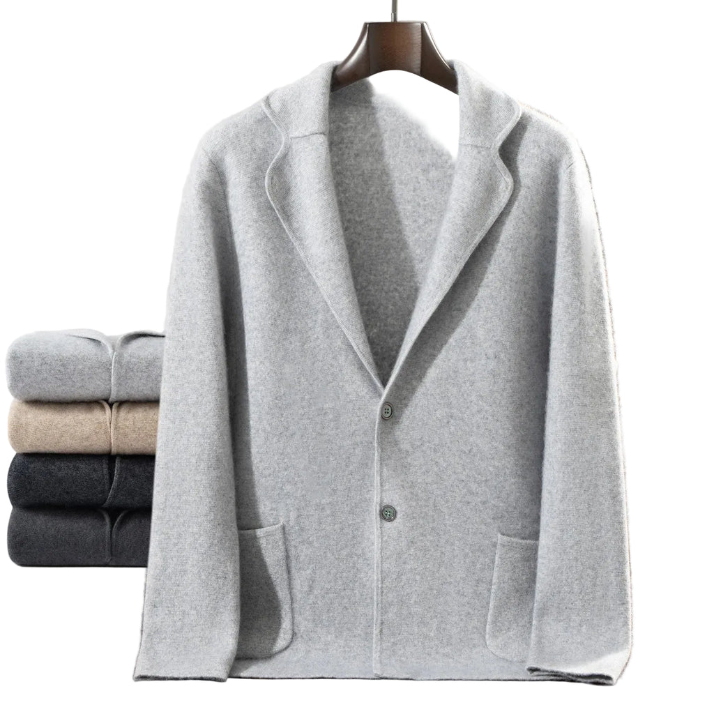 Ensemble homme en cachemire cardigan pantalon – CLEVI Paris