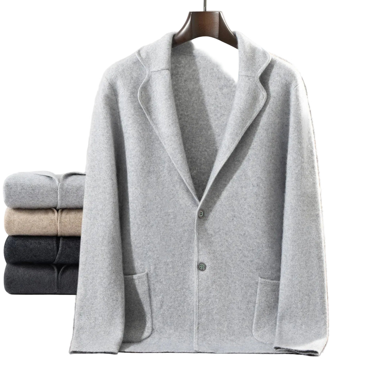 Ensemble homme en cachemire cardigan pantalon – CLEVI Paris