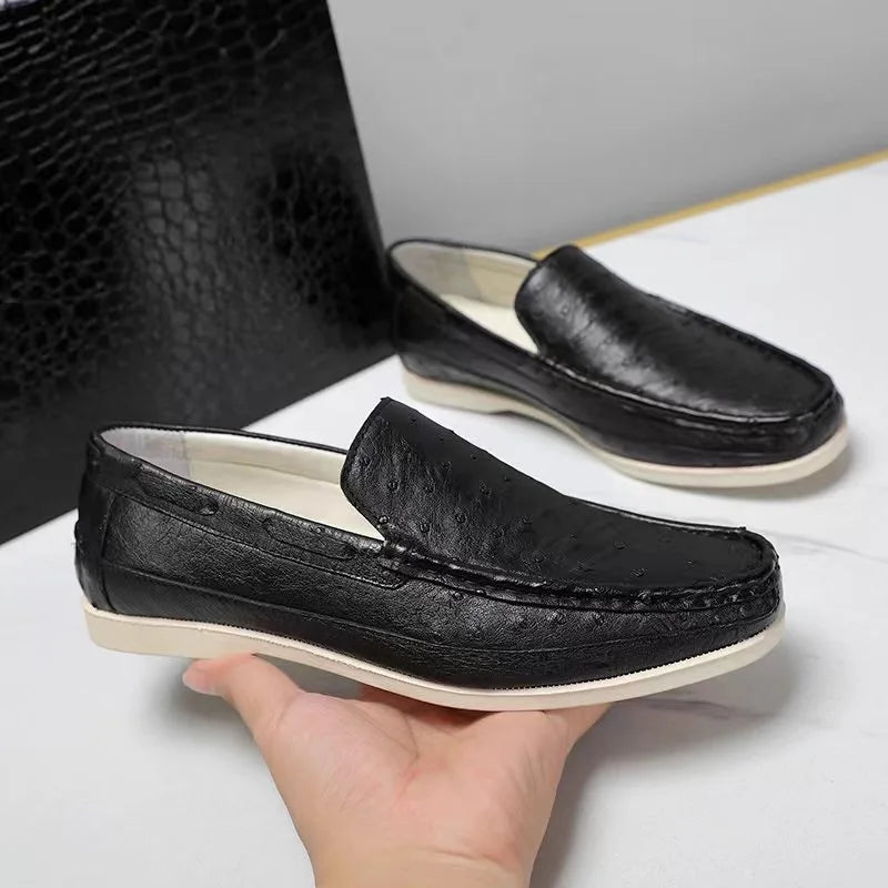 Mocassins homme noirs en cuir – CLEVI Paris