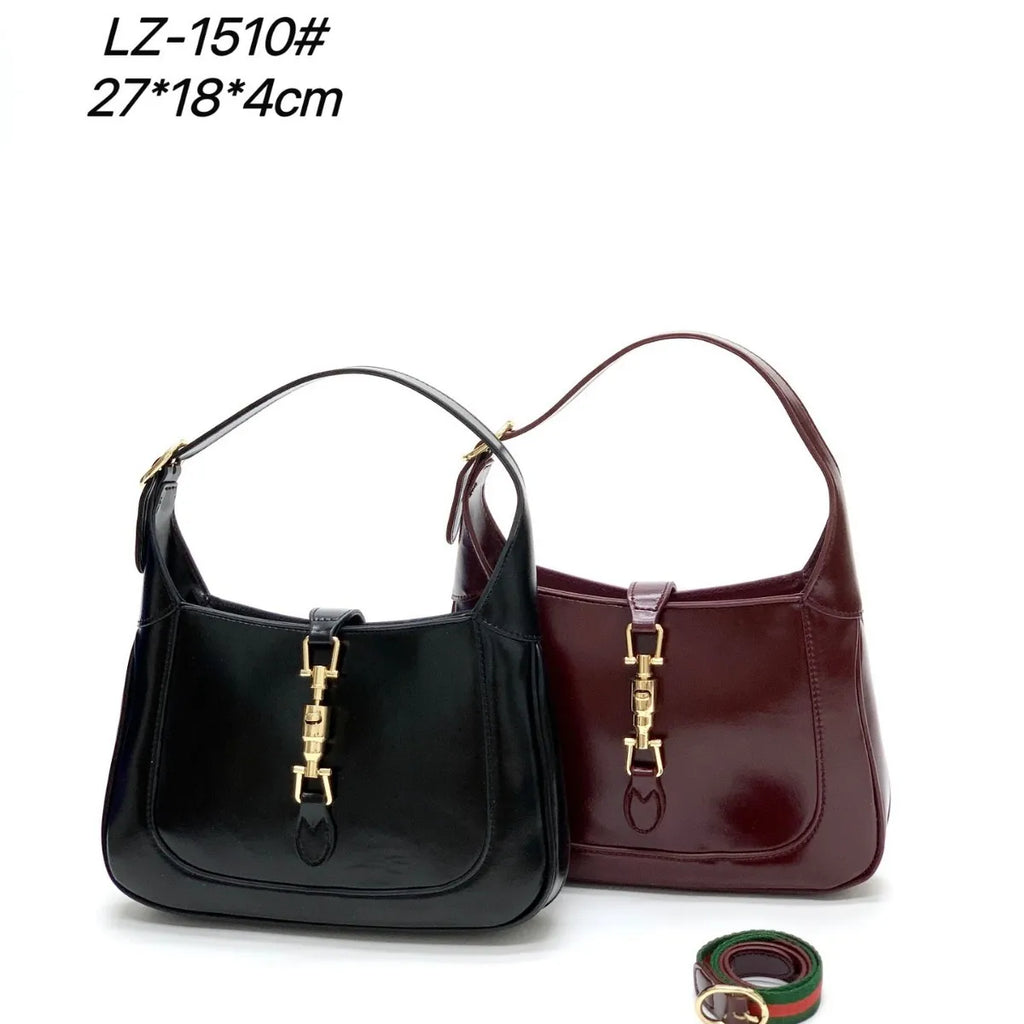 Sac Sous le Bras Femme Boucle Cadenas Chaîne Street Style – CLEVI Paris