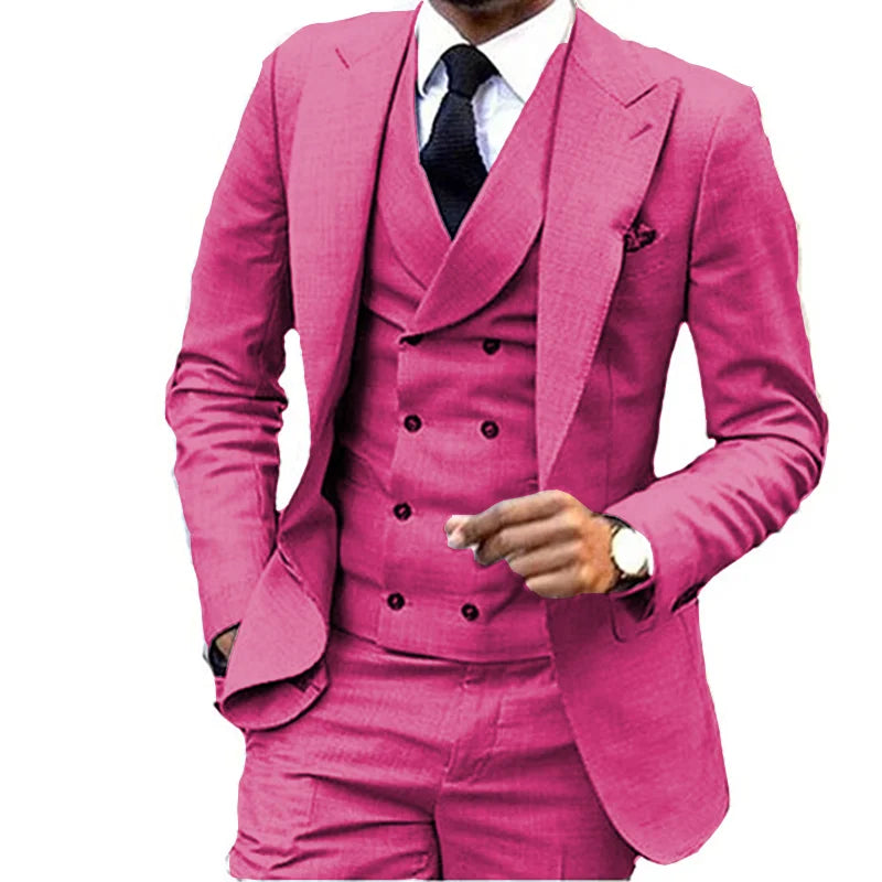 Costume homme 3 pièces, veste, gilet et pantalon – CLEVI Paris