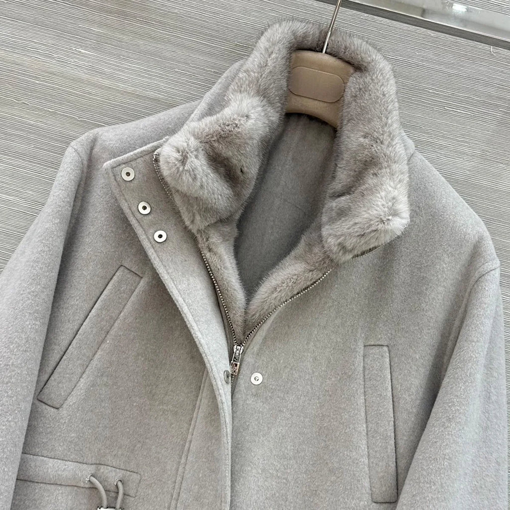 Ensemble femme veste et gilet laine cachemire – CLEVI Paris