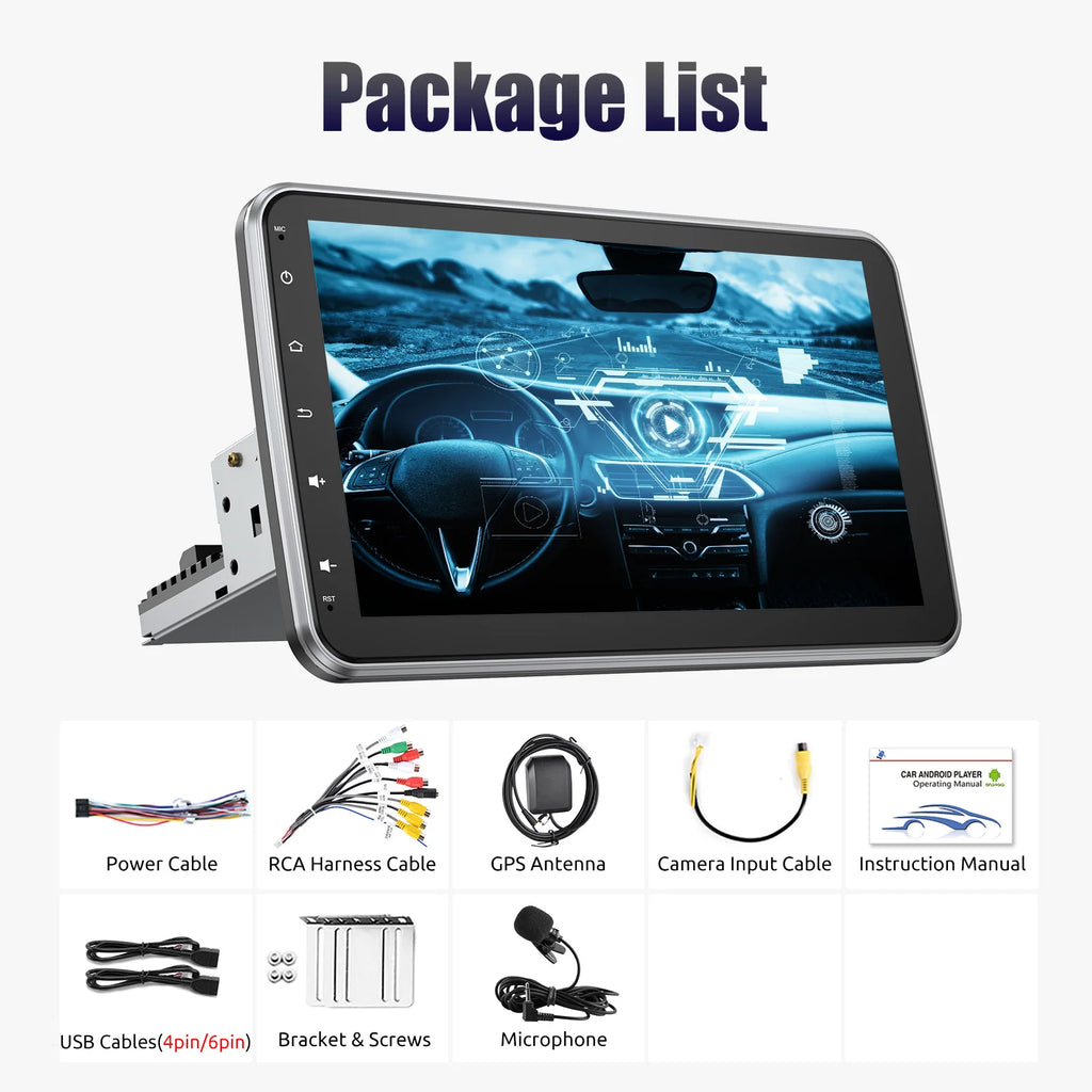 Autoradio ESSGOO 10,1″ Android CarPlay – CLEVI Paris