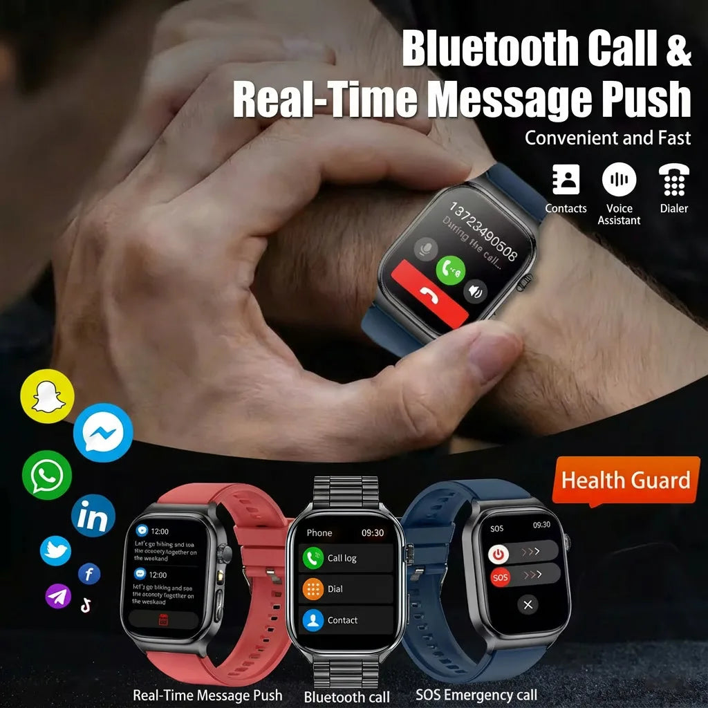 Montre connectée Erilles ET572 AMOLED – CLEVI Paris