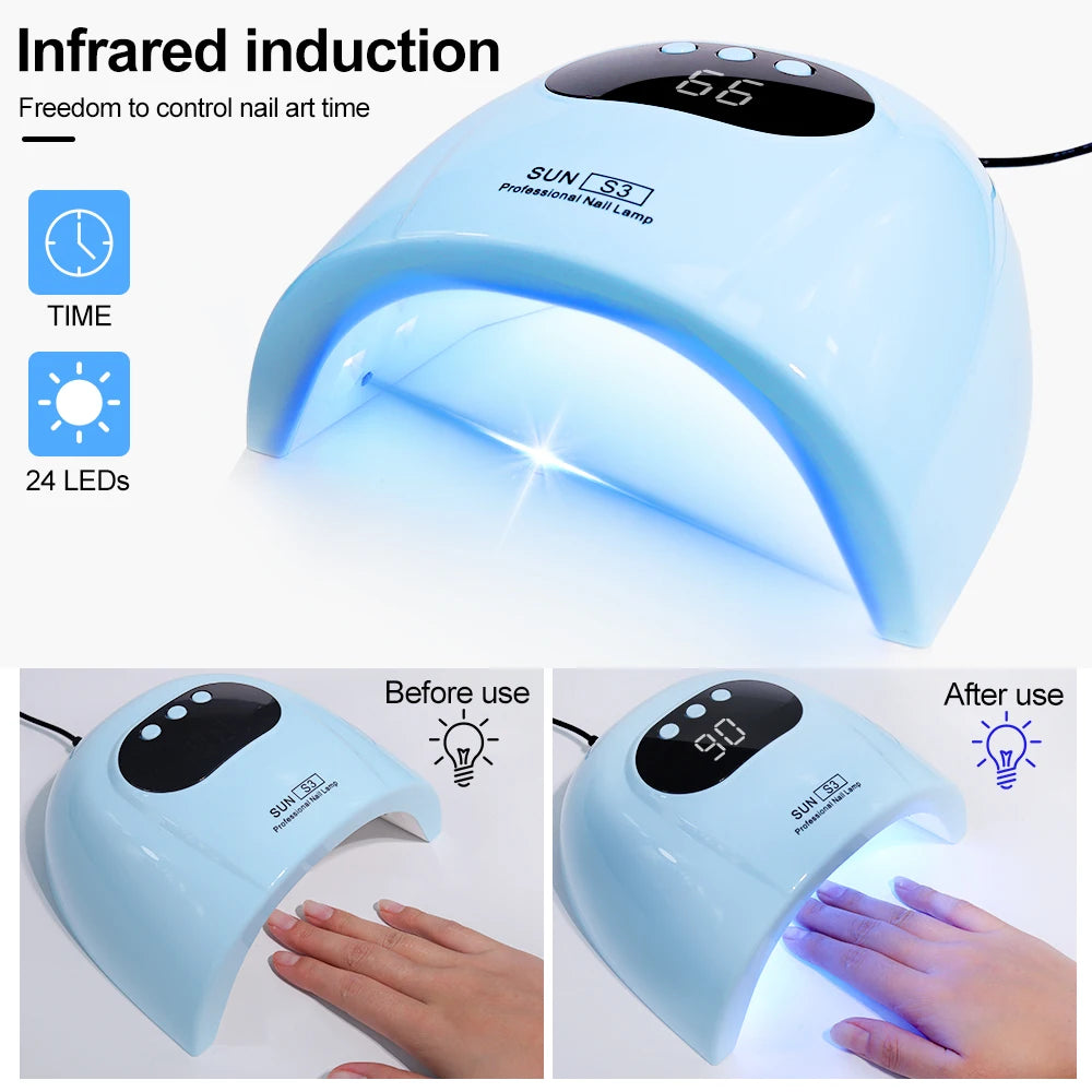Lampe UV LED pour ongles SUNS3 – CLEVI Paris