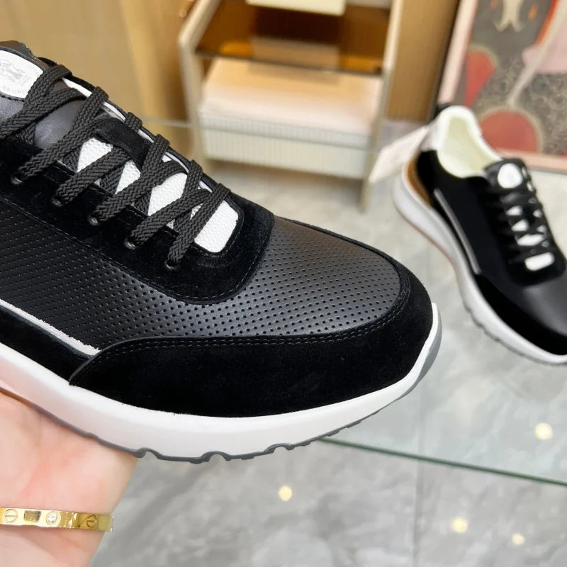 Sneakers basses homme en cuir – CLEVI Paris