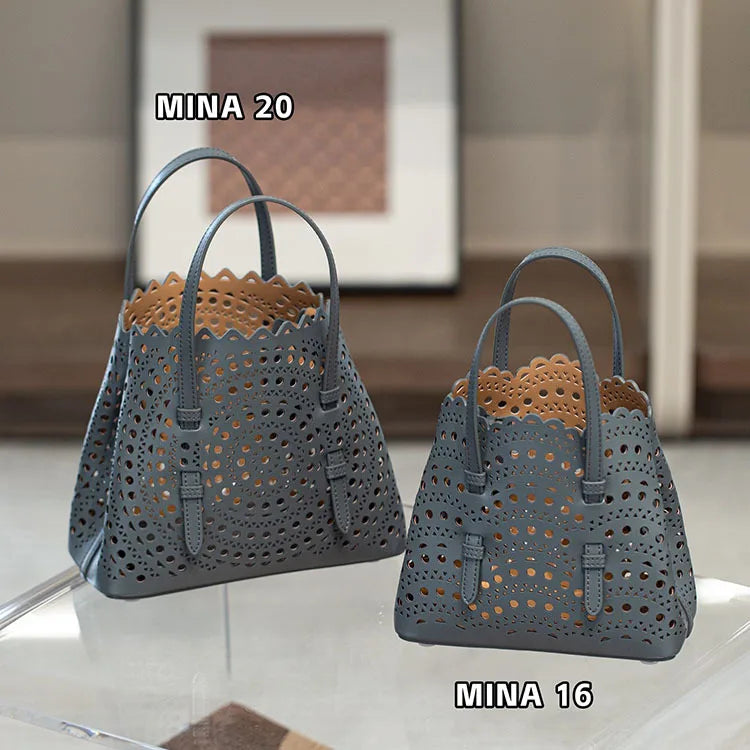 Sac seau femme ajouré, trois formats – CLEVI Paris