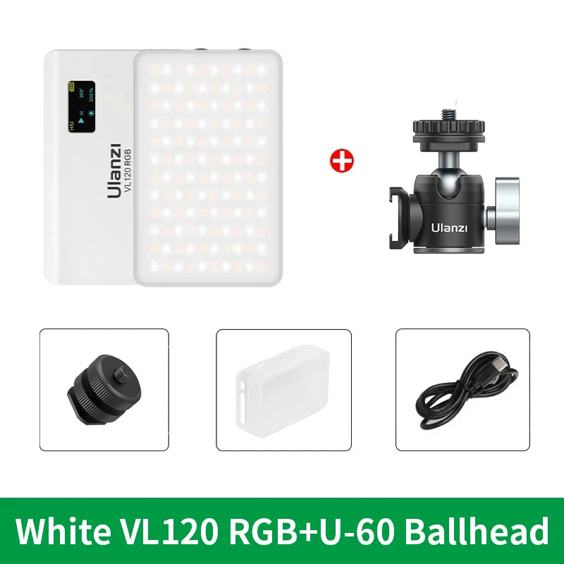 Lampe vidéo LED RGB Ulanzi VL120 – CLEVI Paris