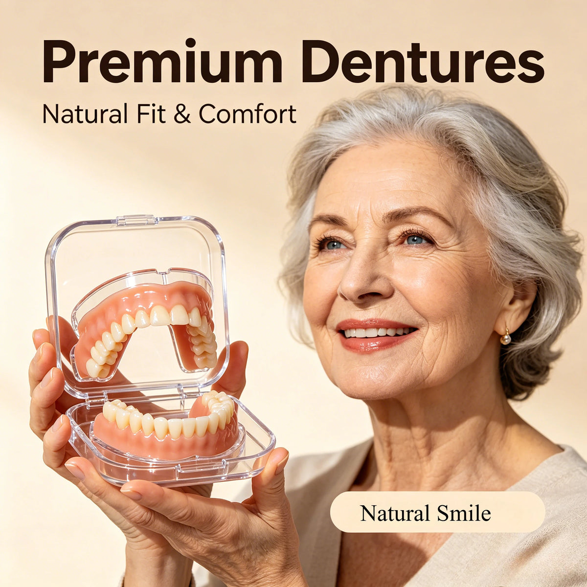 Dents artificielles supérieures et inférieures – CLEVI Paris